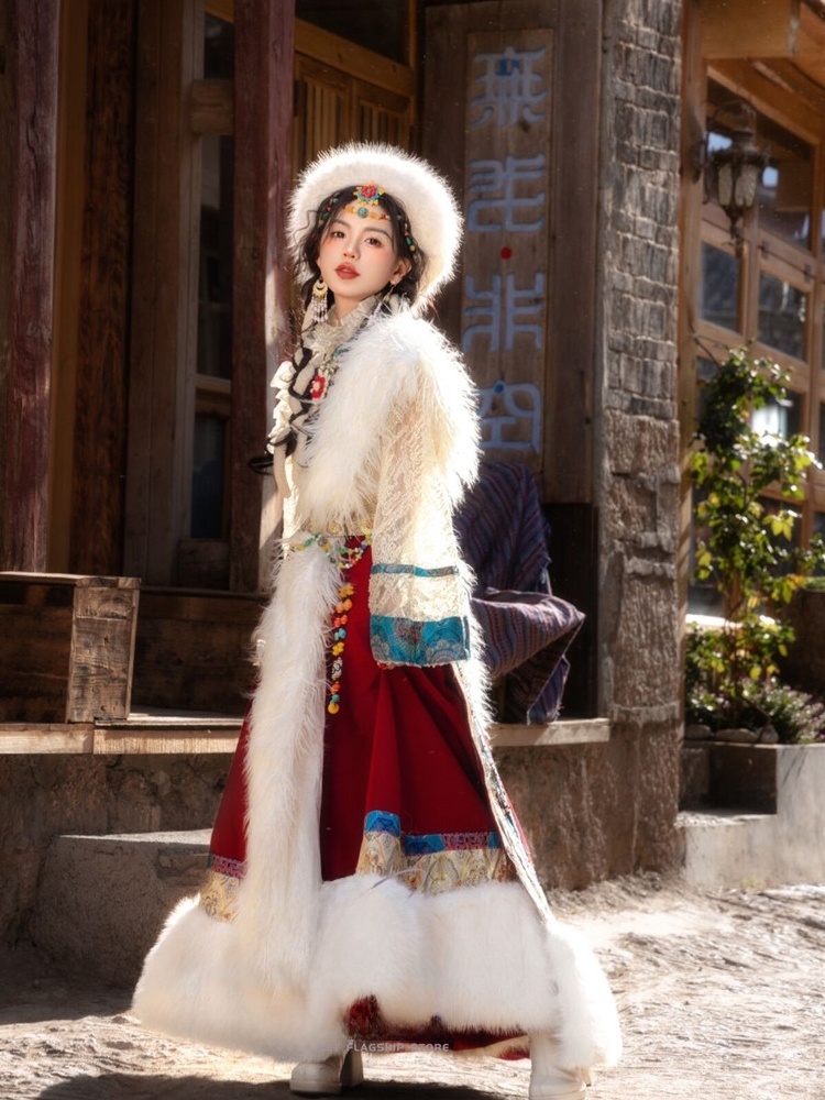 Tibetli Etnik Kadınların Yeni  - Ethnic Fashion Photography incelemesi ve fiyatı