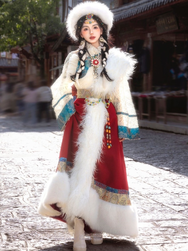 Tibetli Etnik Kadınların Yeni  - Ethnic Fashion Photography incelemesi ve fiyatı