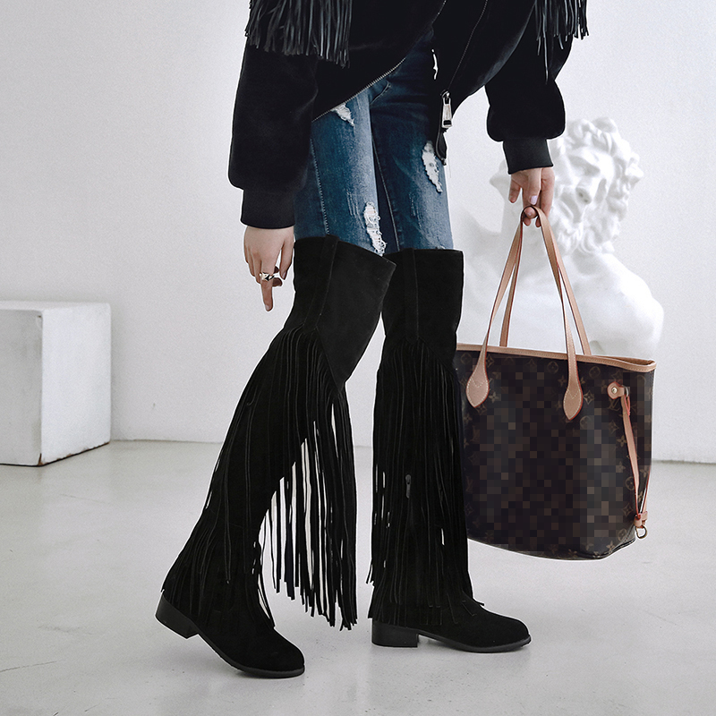 2026 Moda Boho Diz Üstü Çizme  - Ethnic Fashion In incelemesi ve fiyatı