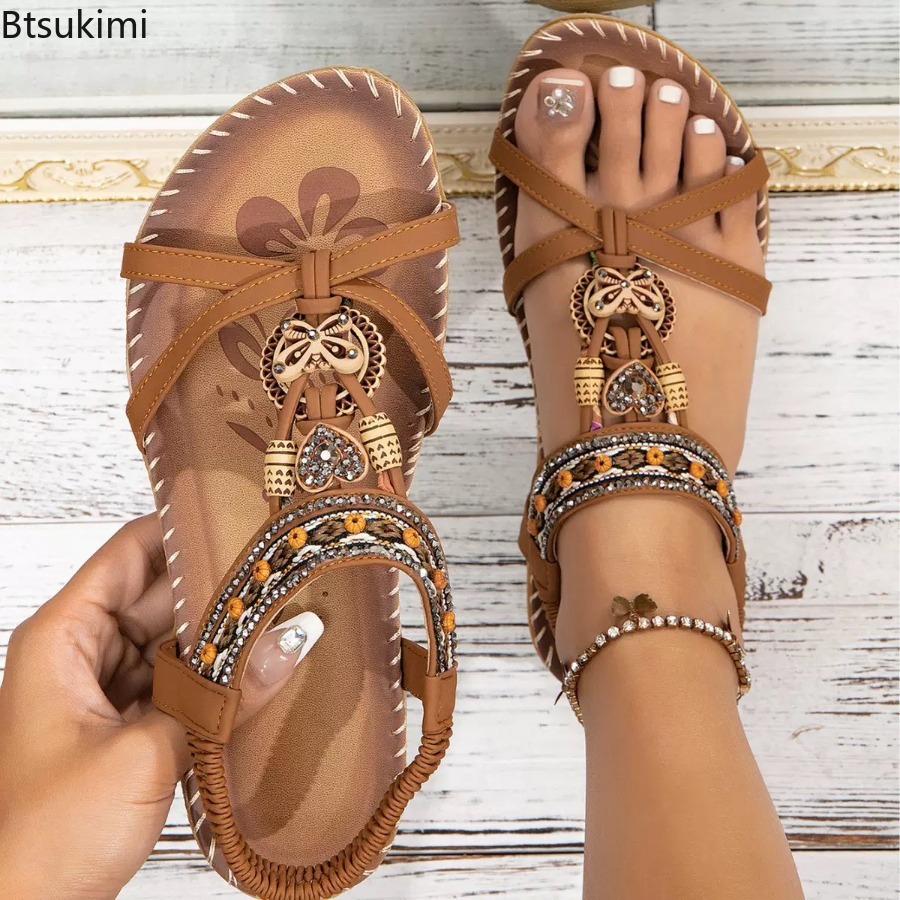 Kadın Bohemian Sandalet Açık P - Ethnic Fashion In incelemesi ve fiyatı
