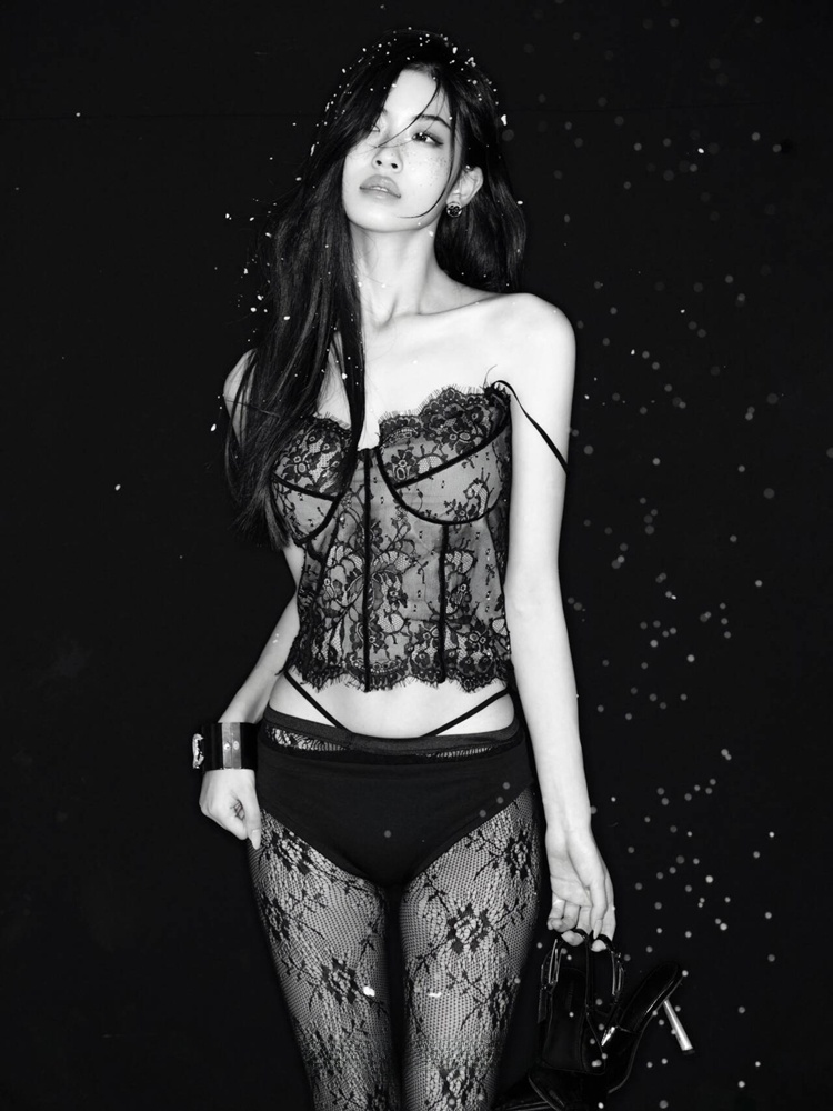 2026 Yeni Moda Siyah Dantel Po - Ethnic Fashion Photography incelemesi ve fiyatı